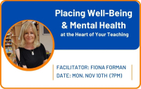 Placing Well-Being  & Mental Health  at the Heart of Your Teaching