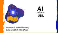 AI to foster UDL