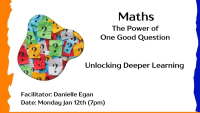Maths: The Power of One Good Question – Unlocking Deeper Learning