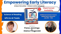NEW: Empowering Early Literacy: Science of Reading, UFLI & AI Tools -  Inclusive, Play-Based and Evidence-Informed Teaching